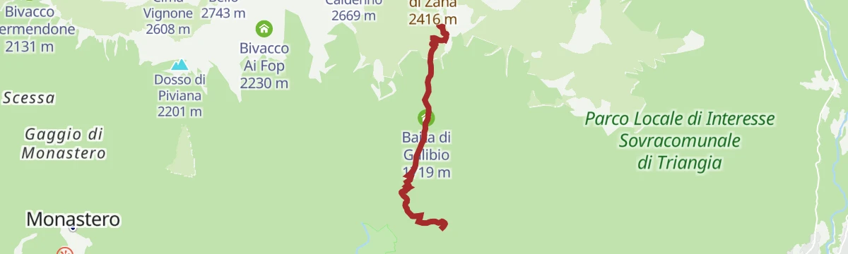 Route map: VertiColina 2021